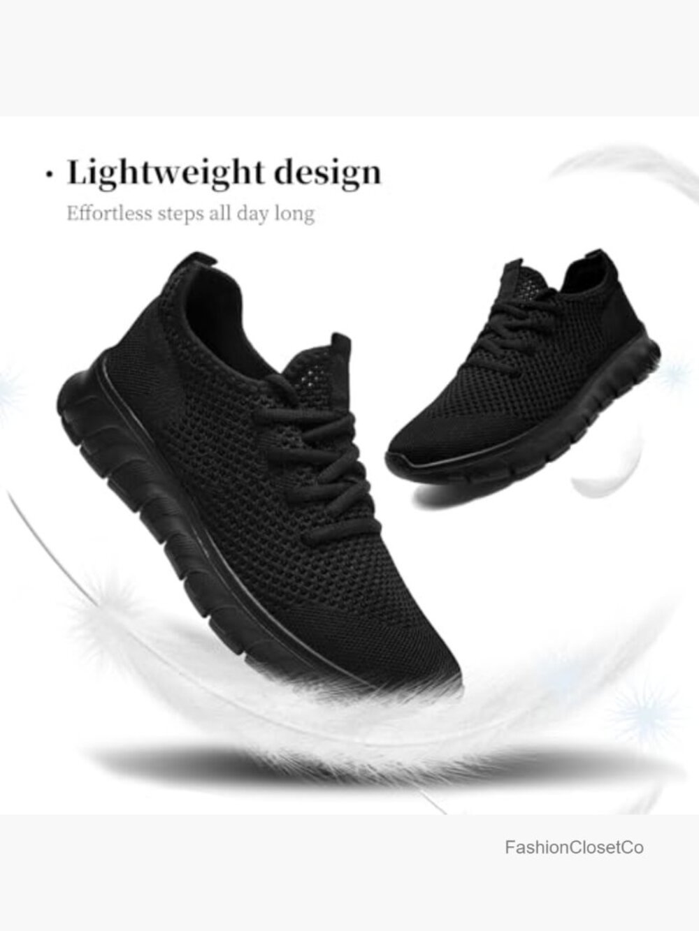 Breathable Mesh Walking Shoes Lightweight Athletic Sneakers Lace Up Daily - Picture 4 of 7